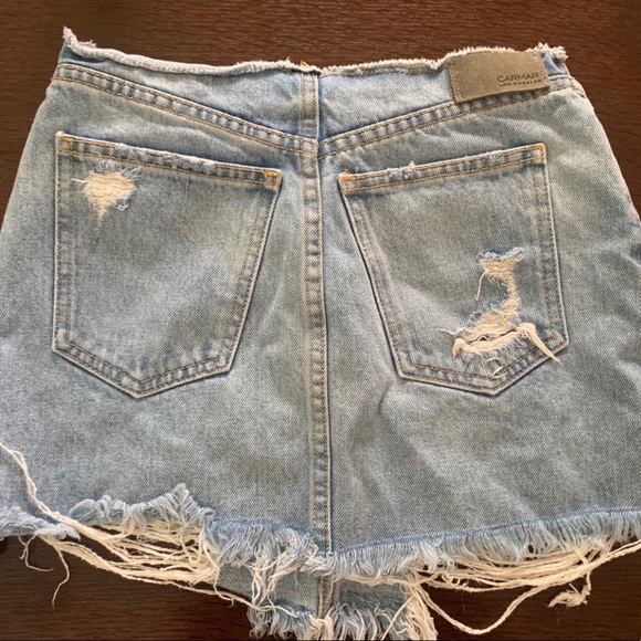 LF Carmar ripped distressed cute denim mini skirt - Picture 3 of 3